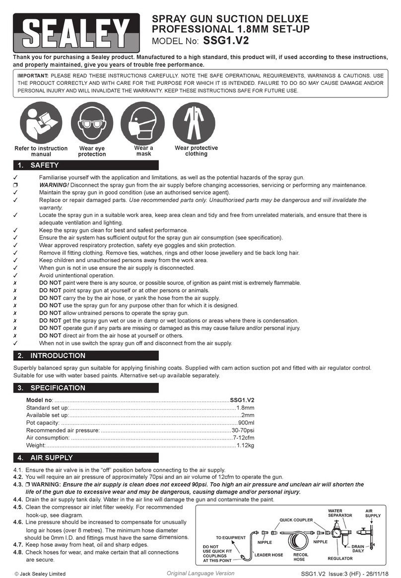 Sealey SSG1.V2 User manual