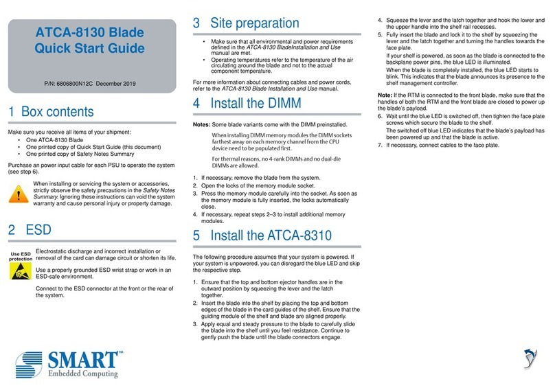 SMART ATCA-8130 quick start guide