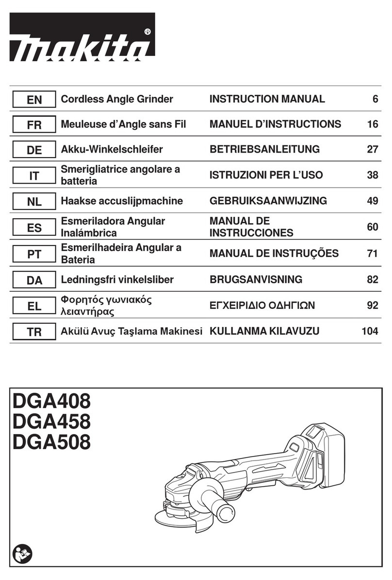 Makita DGA458RTJ User manual