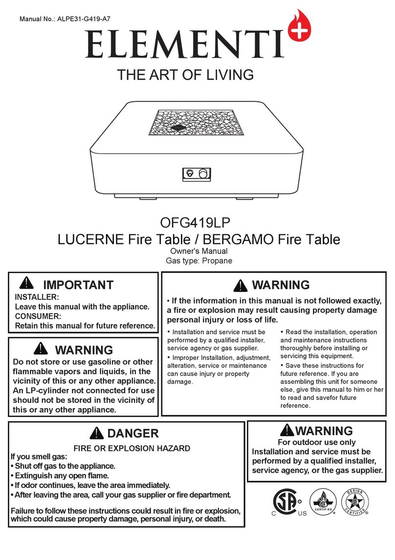 ELEMENTI LUCERNE owner's manual