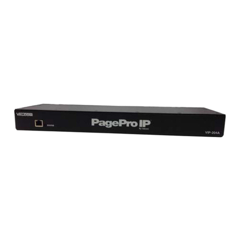 Valcom PagePro VIP-204A quick start guide