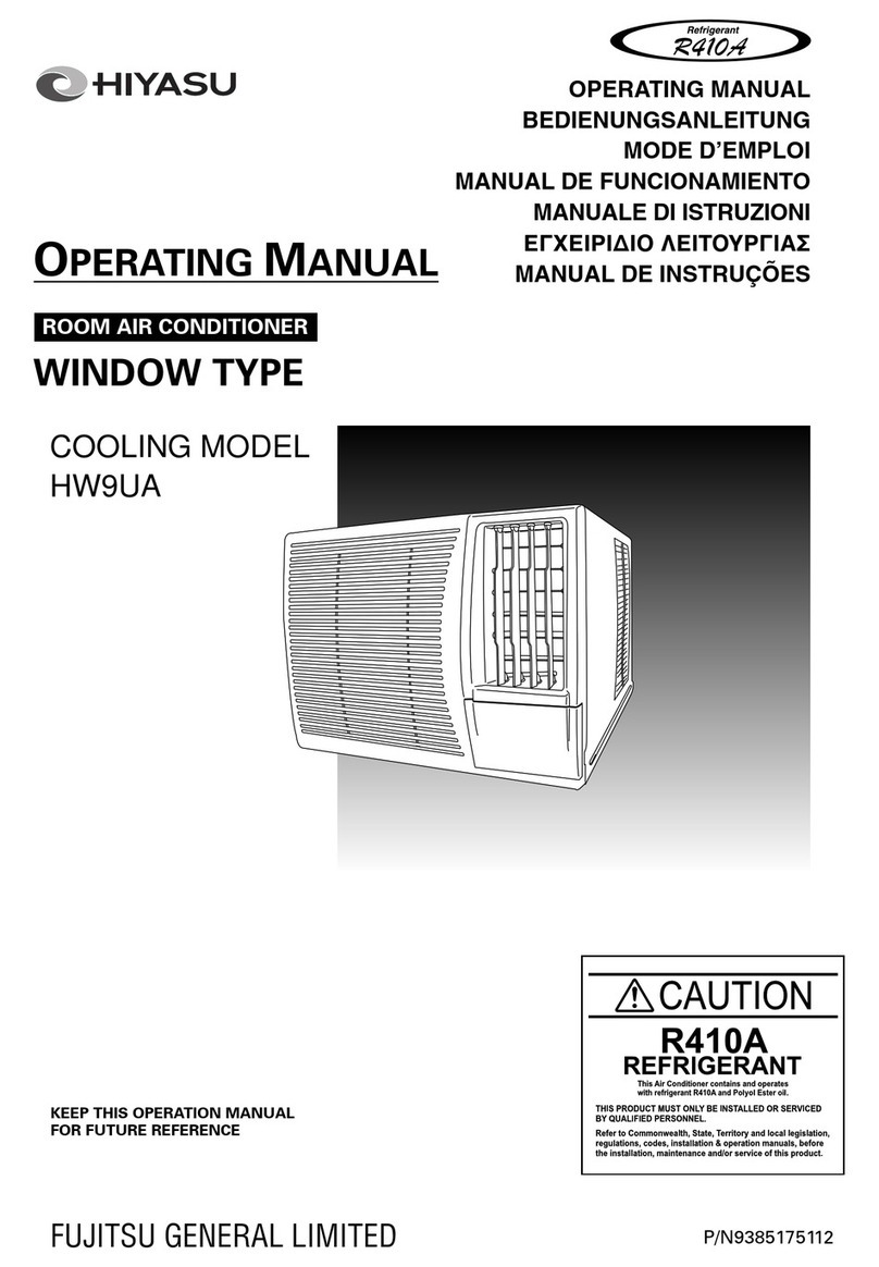 Hiyasu HW9UA User manual