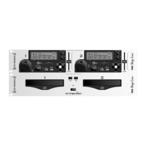 IMG STAGE LINE CD-306DJ instruction manual