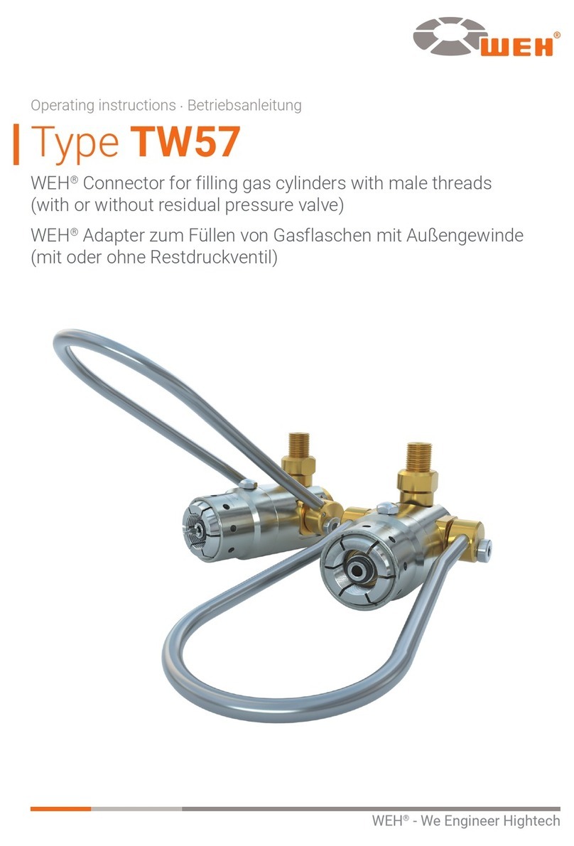 Weh TW57 operating instructions