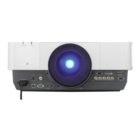 Sony VPL-FHZ700 User manual