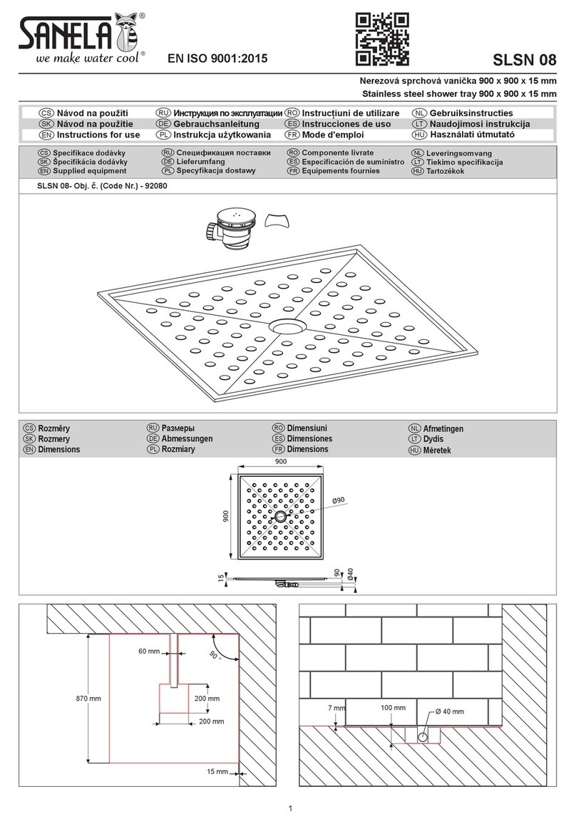 Sanela SLSN 08 Instructions for use