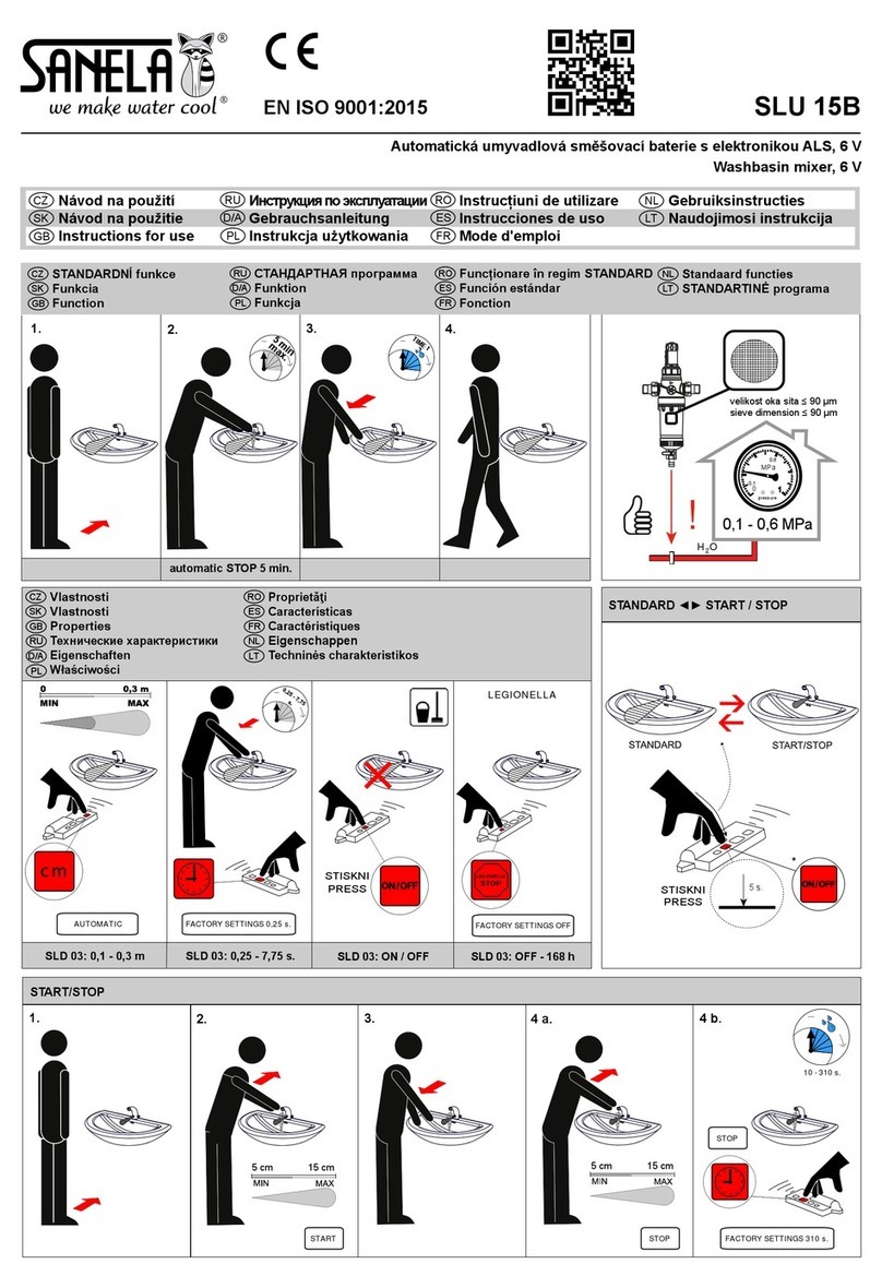Sanela SLU 15B Instructions for use Sanela SLU 15B Instructions for use