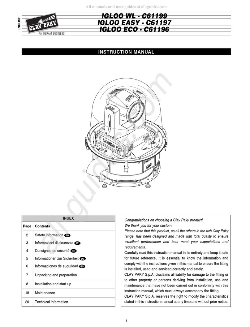 Carver Professional IGLOO WL instruction manual