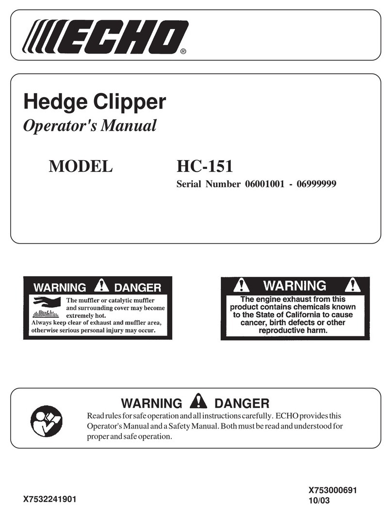 Echo 06999999 User manual