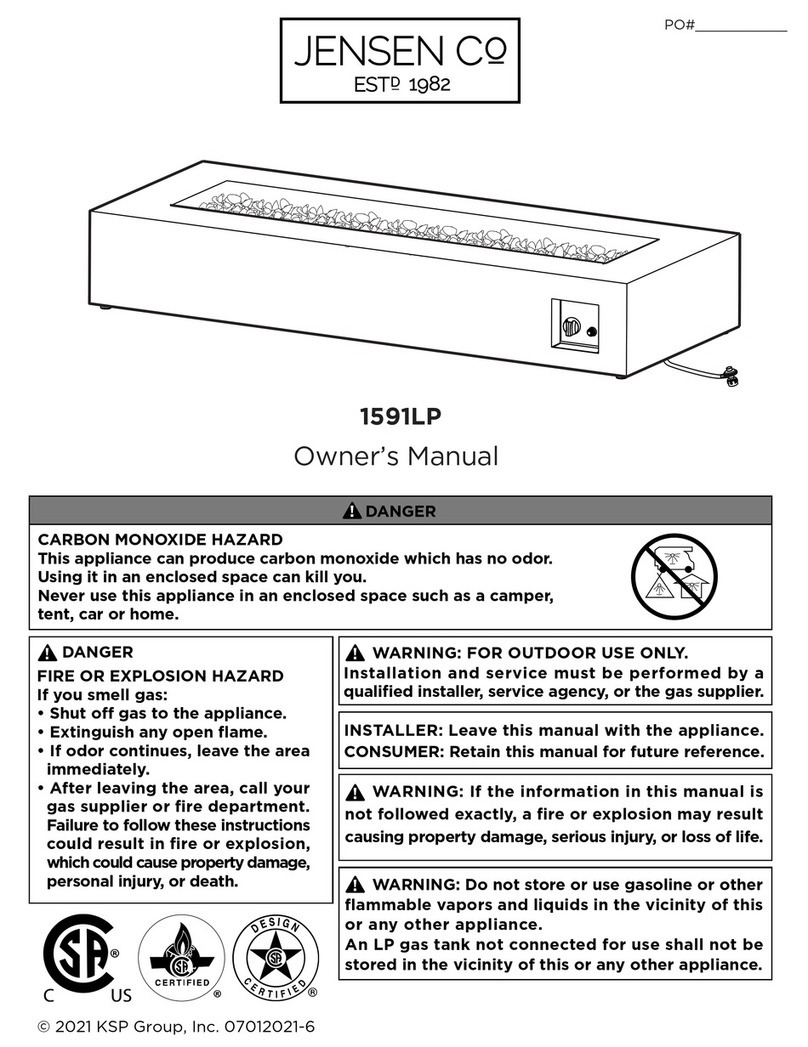 Jensen La Valle RF-1591LP User manual