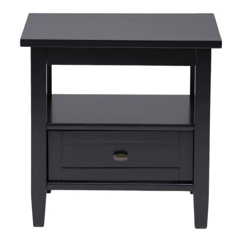Simpli Home AXWSH002-BL USER ASSEMBLY GUIDE