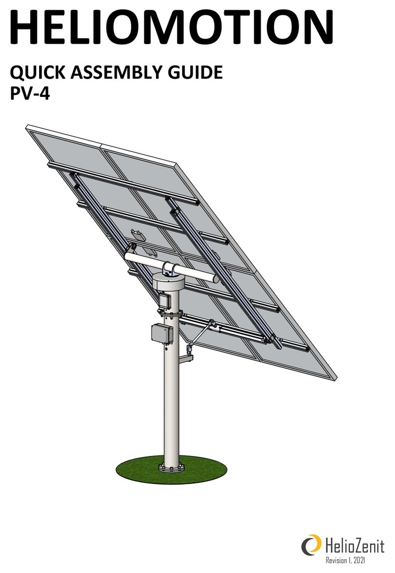 HelioZenit HELIOMOTION PV-4 Quick assembly guide