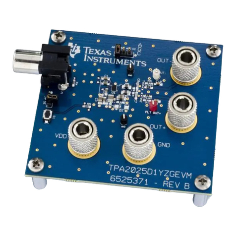 Texas Instruments TPA2025D1 User manual