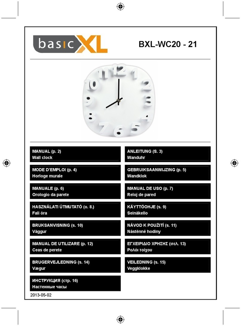 Basic XL BXL-WC20 manual
