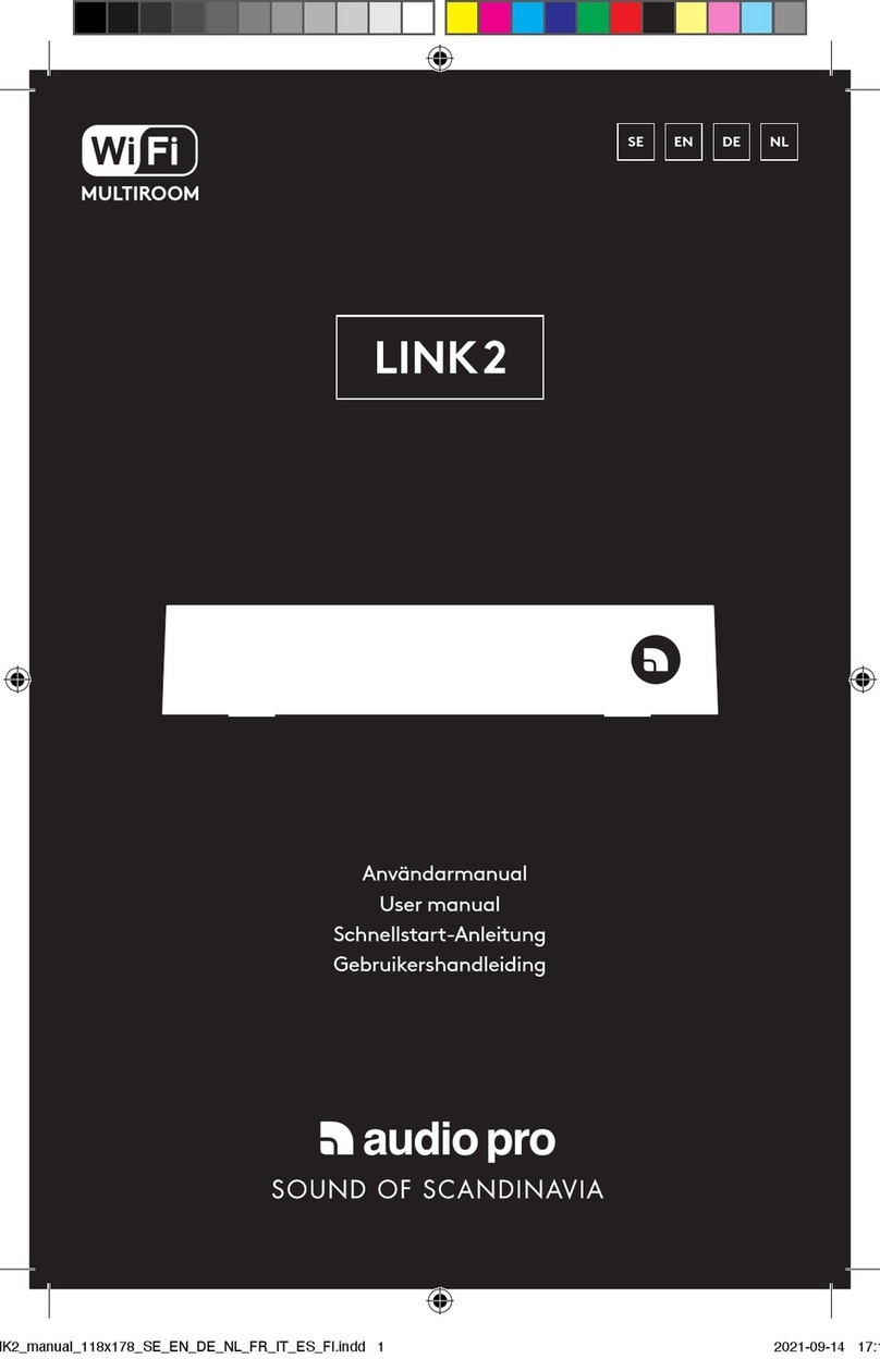 Audio Pro LINK2 user manual