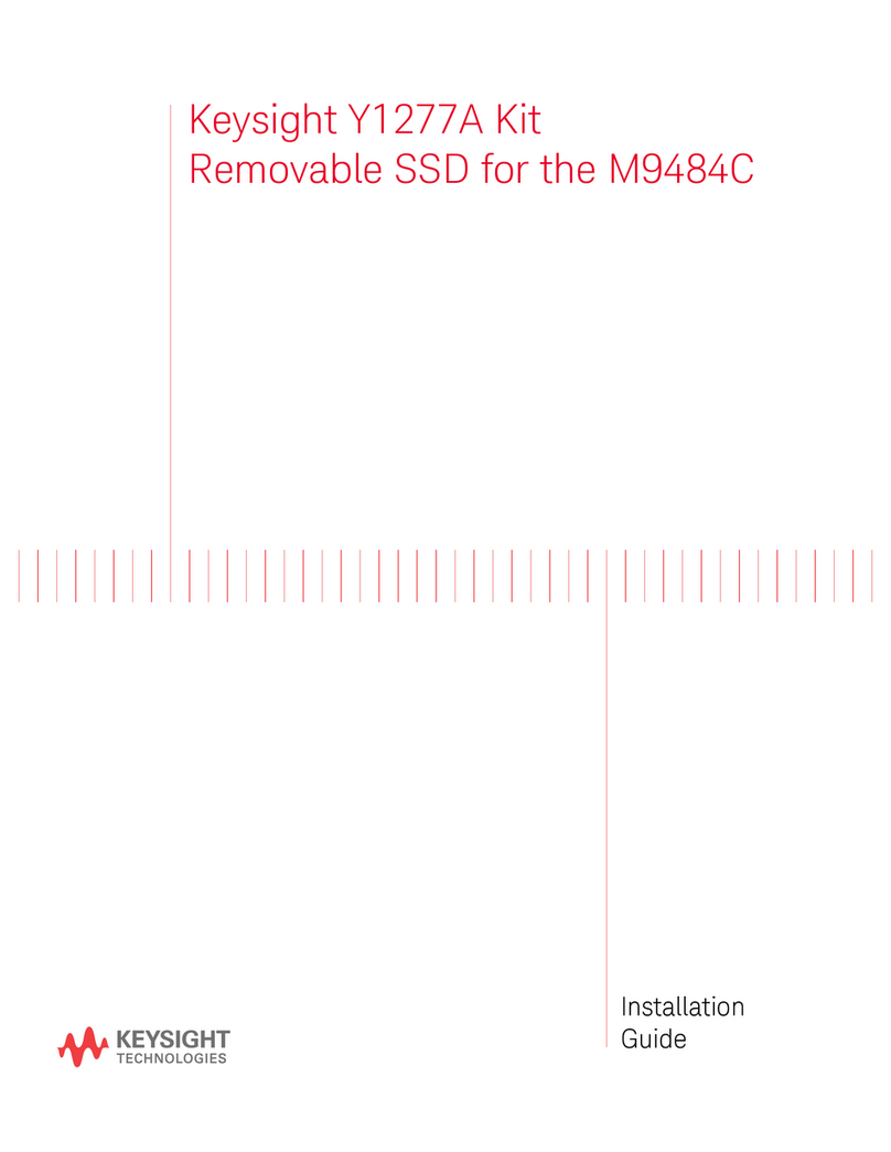 Keysight Technologies Y1277A installation guide Keysight Technologies Y1277A installation guide