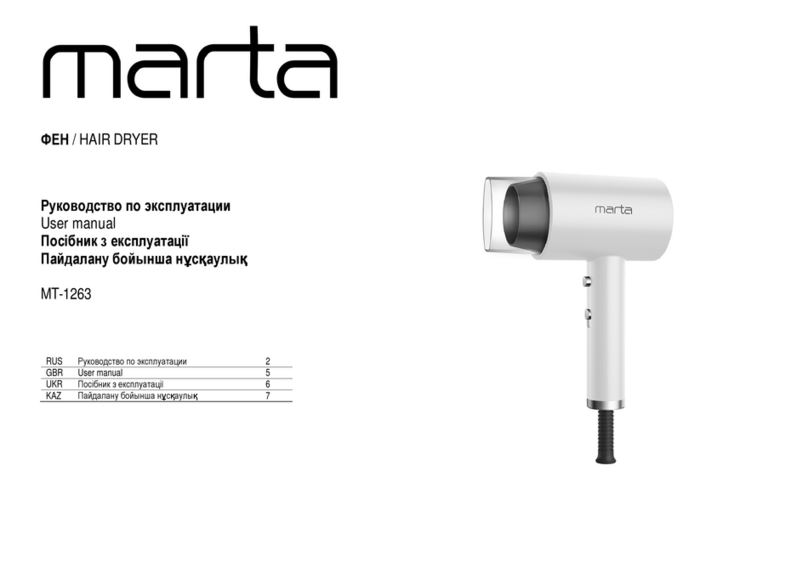 Marta MT-1263 User manual Marta MT-1263 User manual