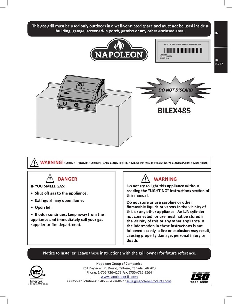 Napoleon Mirage BIM4852 manual
