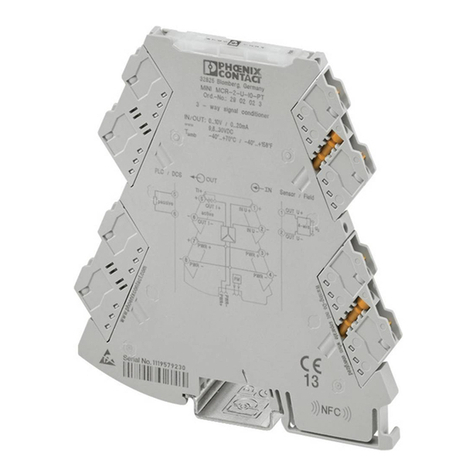 Phoenix Contact MINI MCR-2-U-I0 Quick start guide