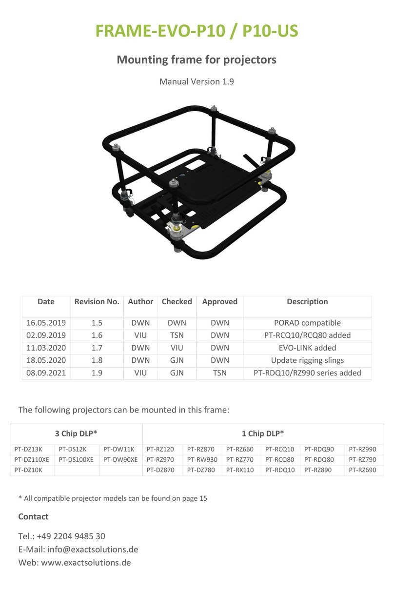 Exact solutions FRAME-EVO-P10 User manual