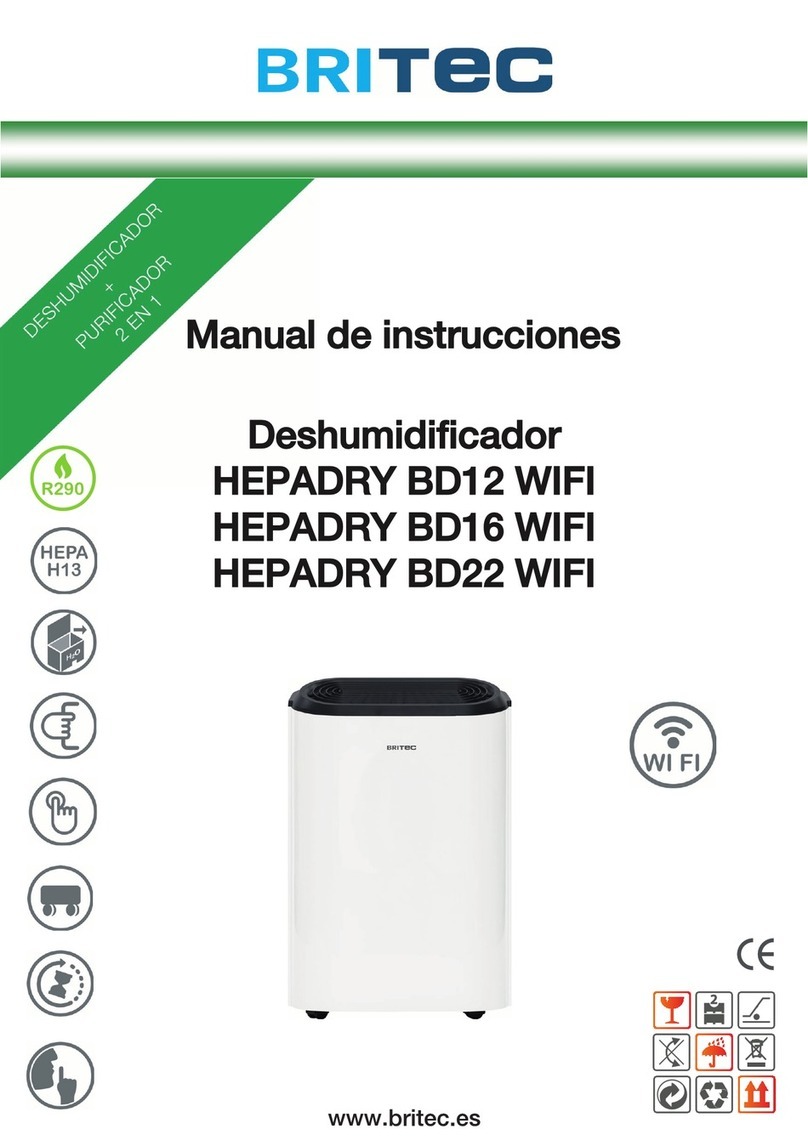 Britec HEPADRY BD12 WIFI user manual