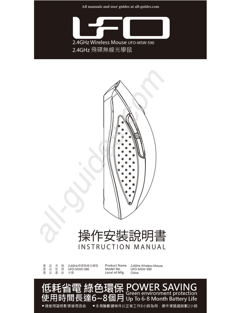 UFO MSW-590 instruction manual