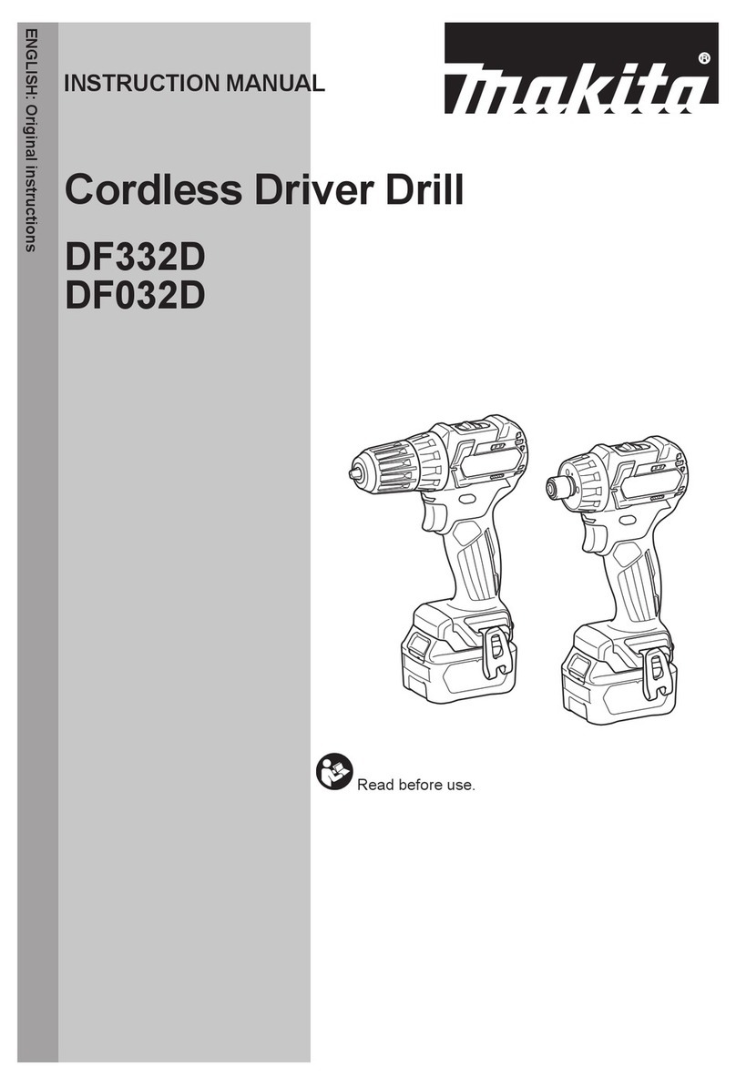 Makita DF332DWAE User manual