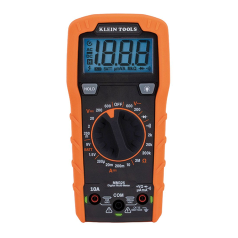 Klein Tools MM325 User manual