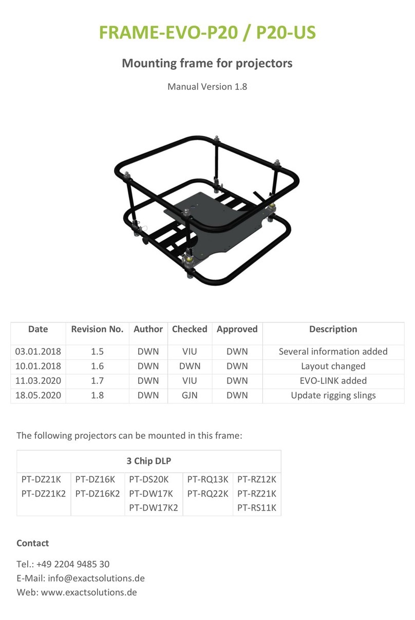 Exact solutions FRAME-EVO-P20 manual