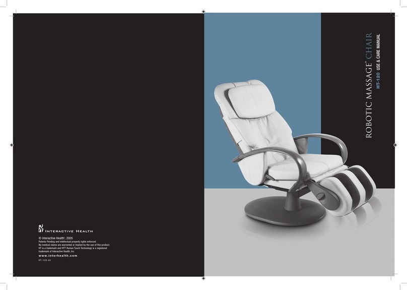 Interactive Health ROBOTIC MASSAGE HT-120 User manual