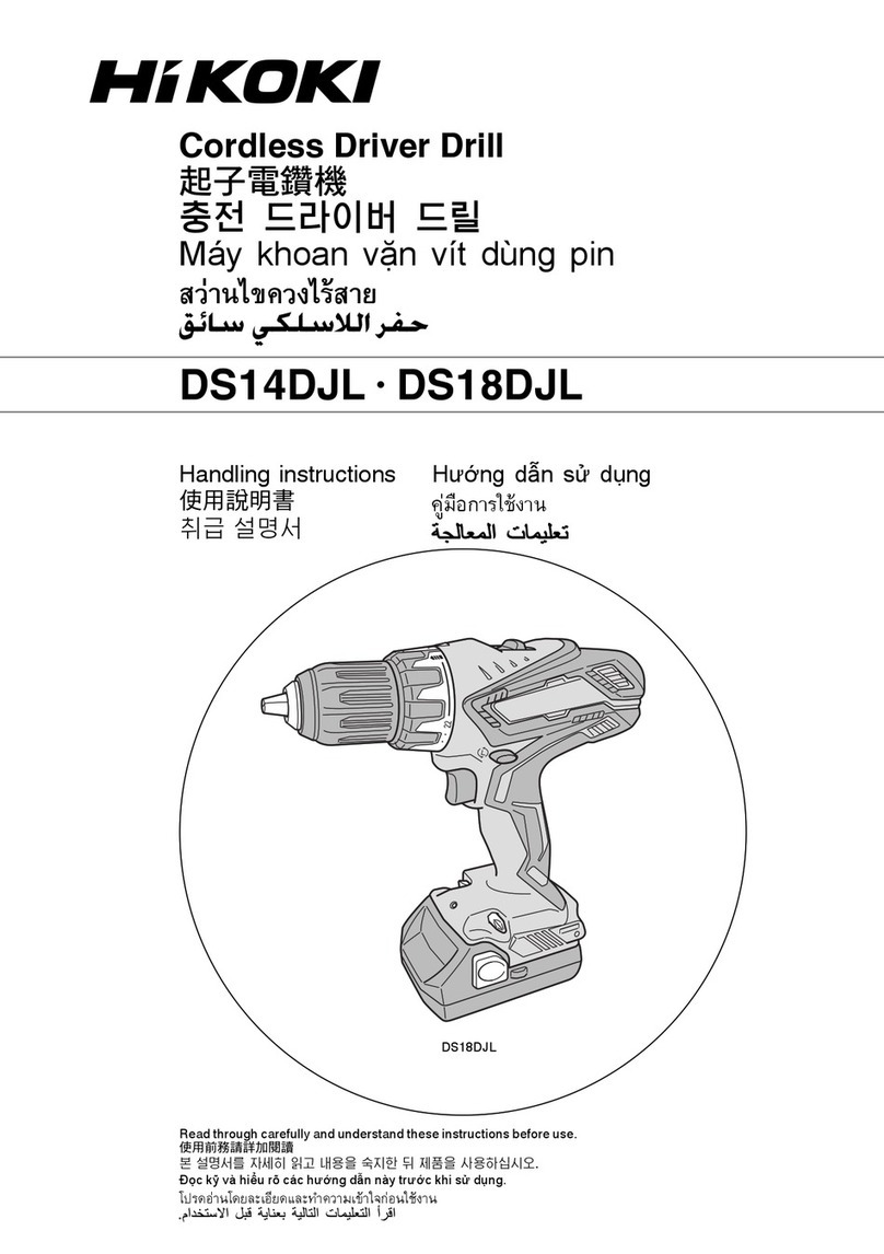 HIKOKI DS 14DJL User manual