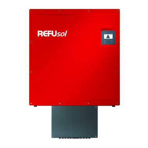 Refu sol 40K Installation and operating manual