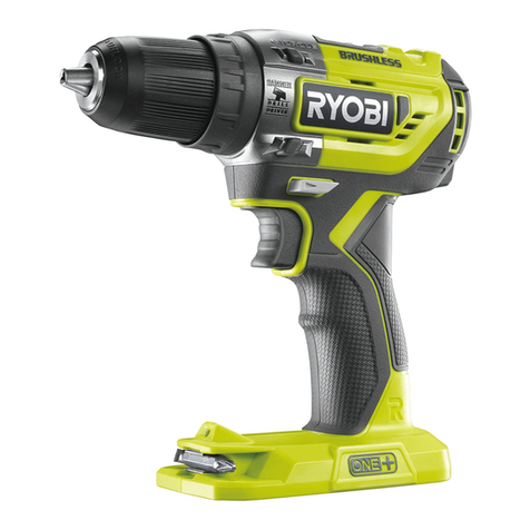 Ryobi R18PD5 User manual