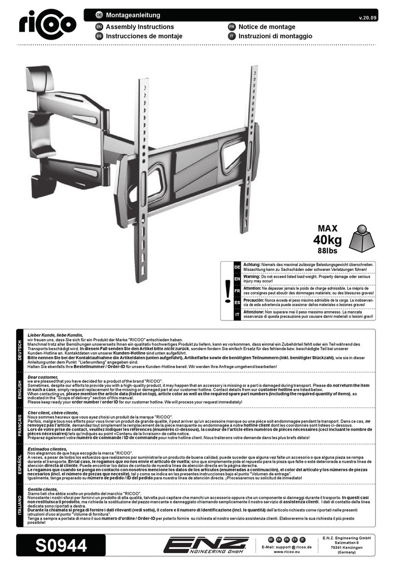 E.N.Z. Engineering ricoo S0944 User manual E.N.Z. Engineering ricoo S0944 User manual