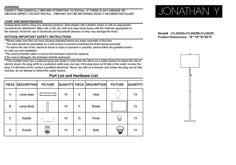 JONATHAN Y JYL3022A User manual