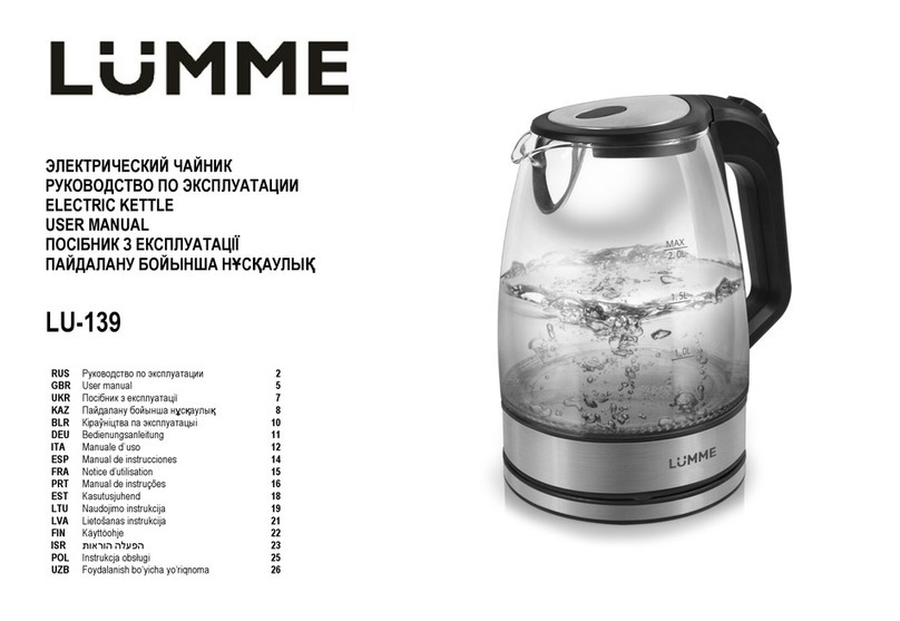 Lumme LU-139 user manual
