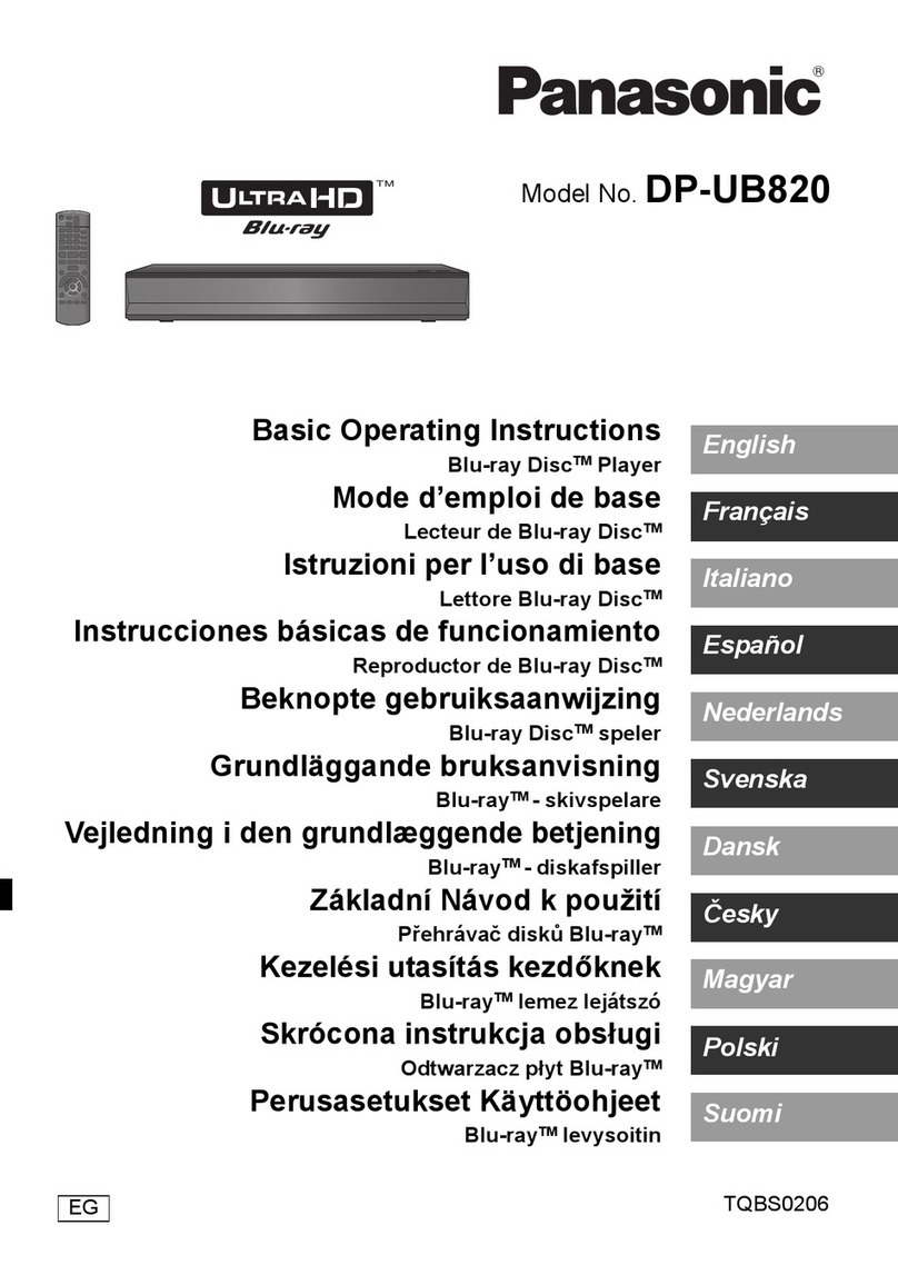 Panasonic DP-UB820 Technical specifications