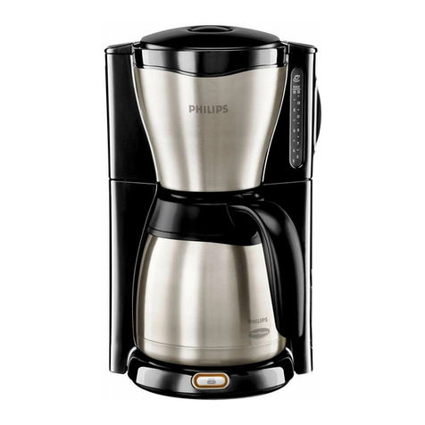 Philips CAFE GAIA HD7544/20 manual