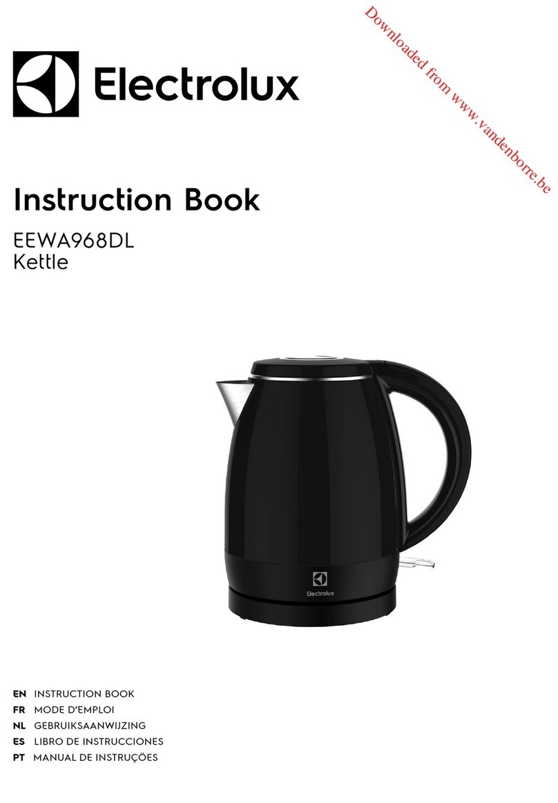 Electrolux EEWA968DL User manual