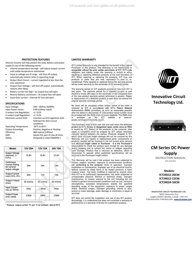 ICT ICT24012-10CM User manual
