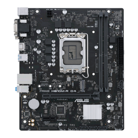 Asus Prime H610M-R D4 User manual