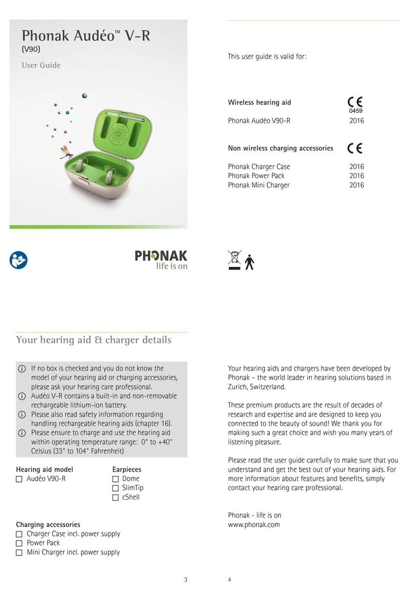 Phonak Audeo V90-R User manual
