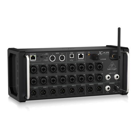 Behringer X AIR XR18 User manual