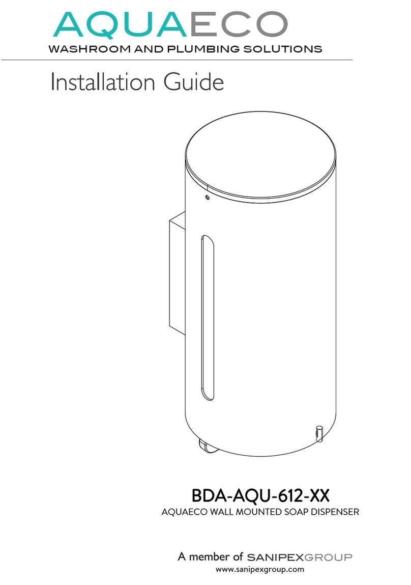 Sanipex AquaEco BDA-AQU-612 Series installation guide