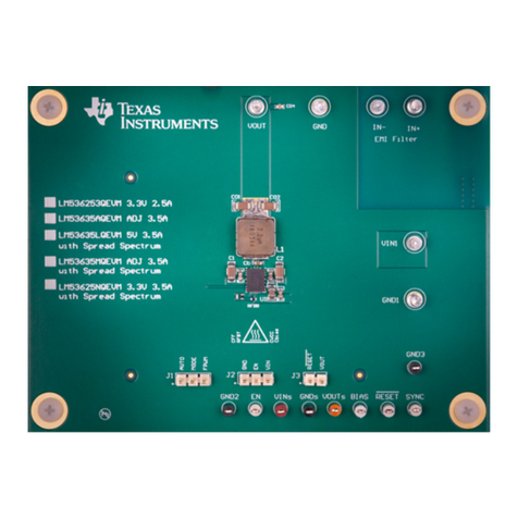 Texas Instruments LM53625 QEVM Series User manual
