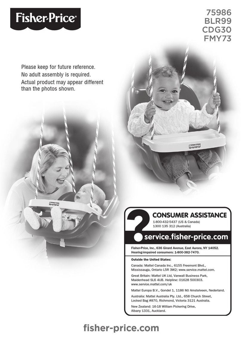 Fisher-Price 75986 instruction sheet