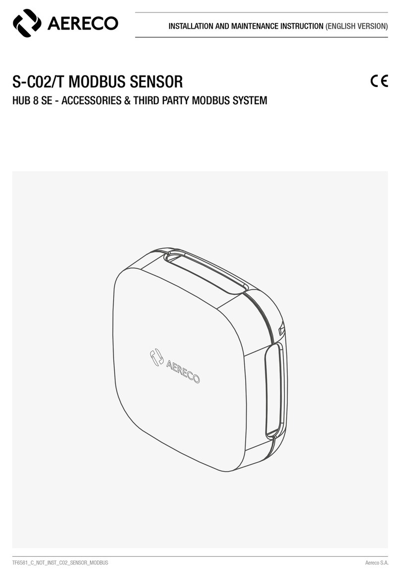 Aereco S-CO2/T Technical specifications