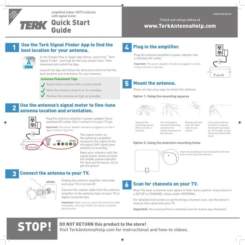 TERK Technologies THINTV3M quick start guide