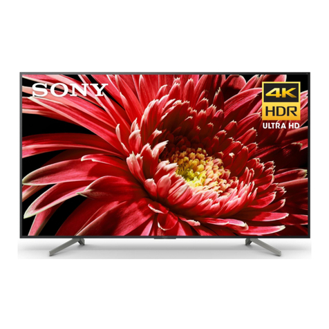 Sony XBR-85X850G User manual