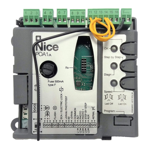 Nice POA1/A Technical specifications